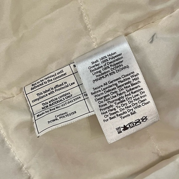 EDDIE BAUER Puffer Vest Goose Down Sherpa Gray Red Quilted Zip Jacket Womens XS - Picture 12 of 13